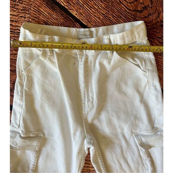 PacSun White Cargo Dad Jeans Size 26‎ - Picture 10 of 14